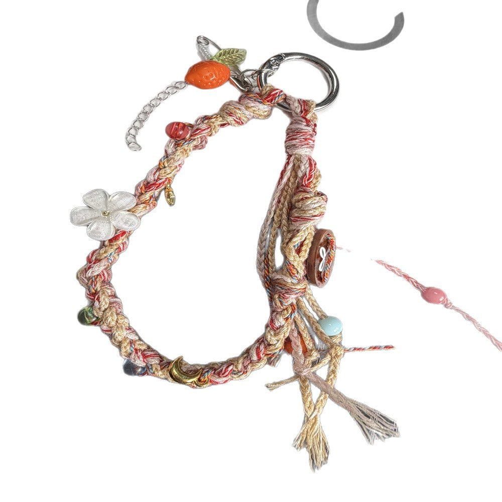Handmade Beaded Charm Keyring Stornfield