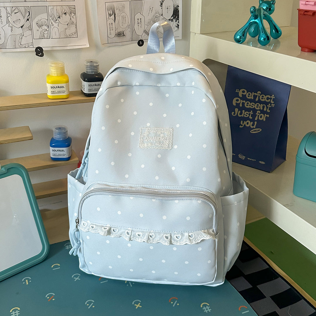 Polka Dot Decorative Backpack Stornfield