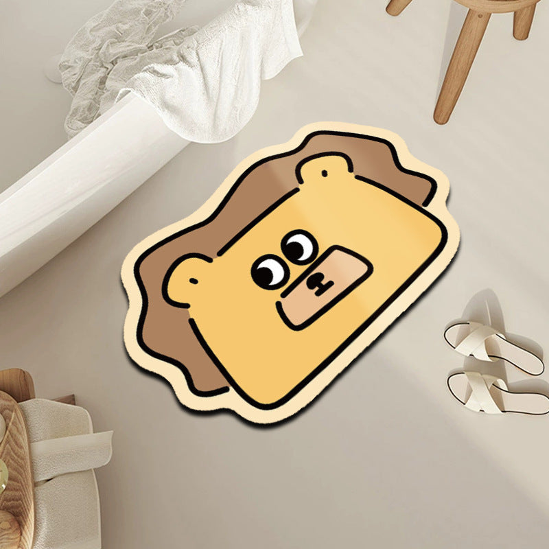 Creative Cartoon Tiger Bath Mat