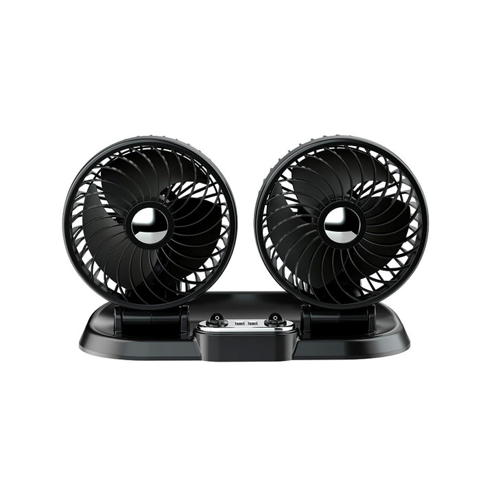 Dual-Head Portable Car Ventilation Fan Stornfield