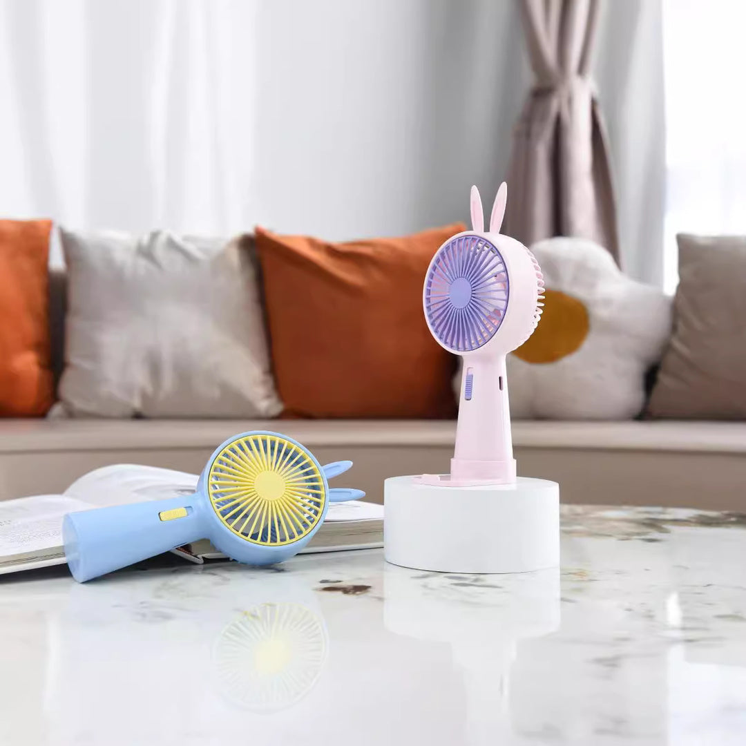 Women Portable Hand Fan with Funny Animal Design Stornfield