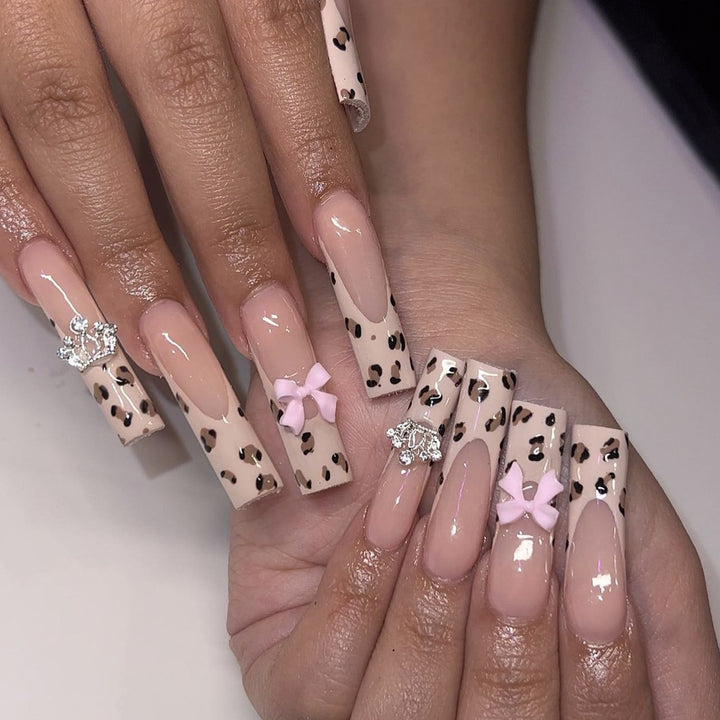 Animal Print Glam Press-On Nails Stornfield