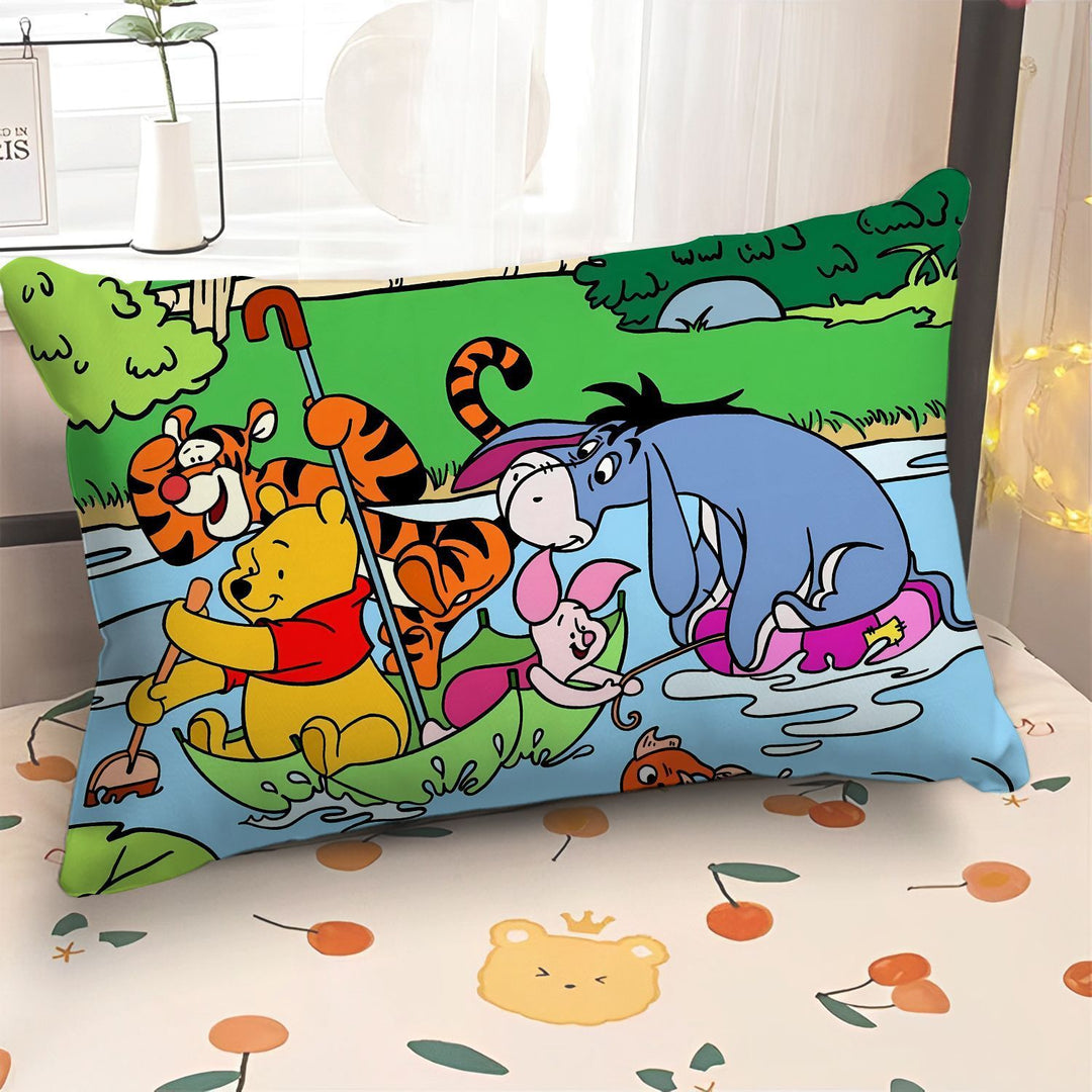 Soft Cartoon-Themed Decorative Throw Pillow