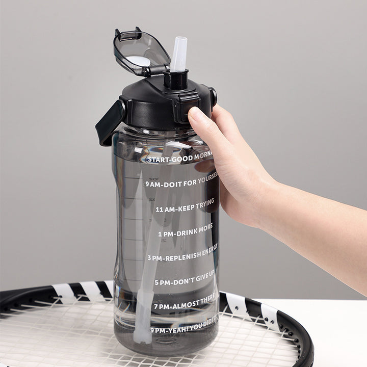 Women's Motivational Water Bottle with Time Markers Stornfield