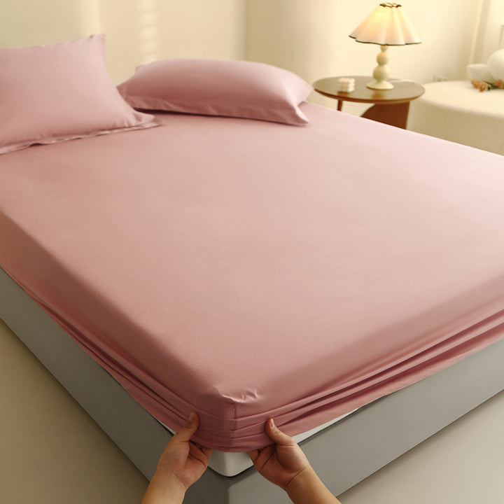 Breathable comfort fitted sheet set with extra deep pocket made of elastic modal blend and all-around elastic
