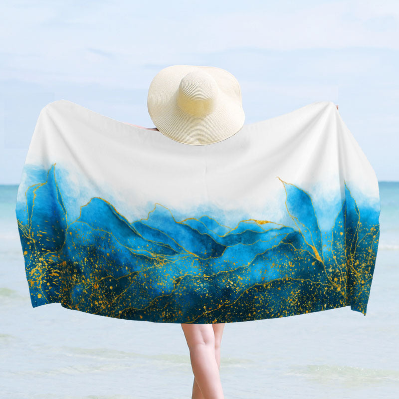Beach towel with maritime design Stornfield