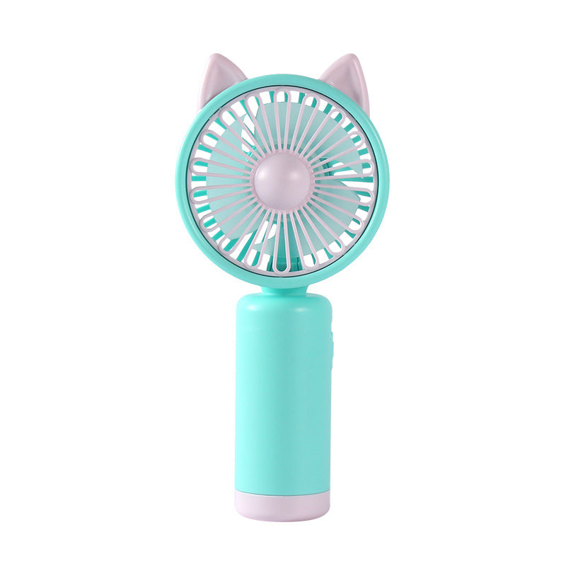 Women's portable hand fan with cute bunny ears design Stornfield
