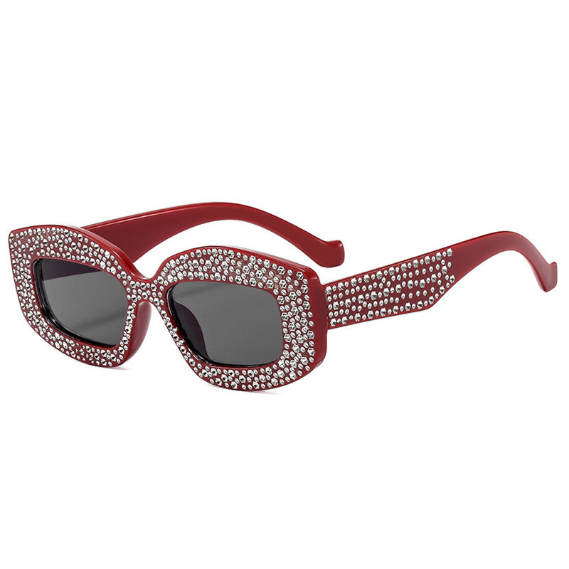 Women striking sunglasses with glamorous rhinestones Stornfield