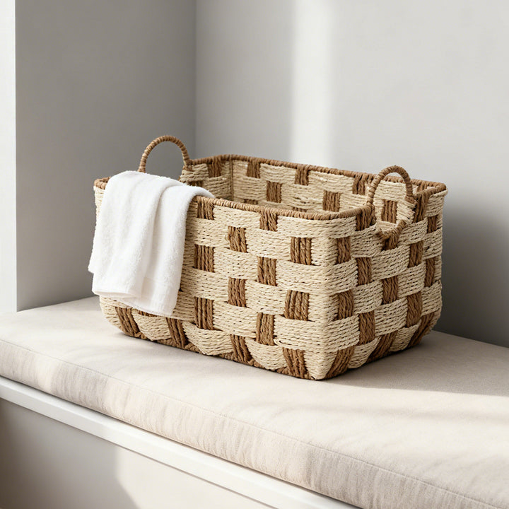 Handwoven storage basket Stornfield