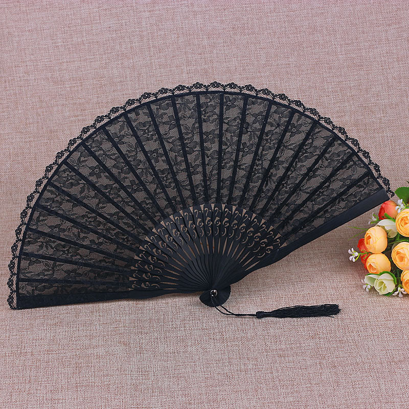 Ladies Filigree Lace Fan Stornfield