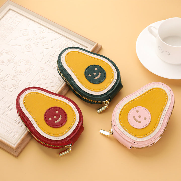 Fun Fruit-Themed Zippered Coin Purse Stornfield