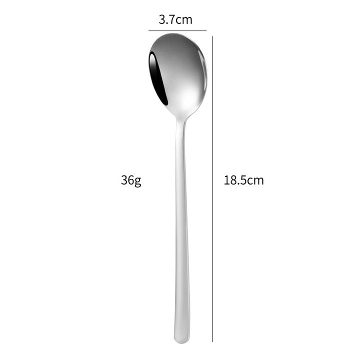 Elegant dessert spoon with luxurious golden surface Stornfield