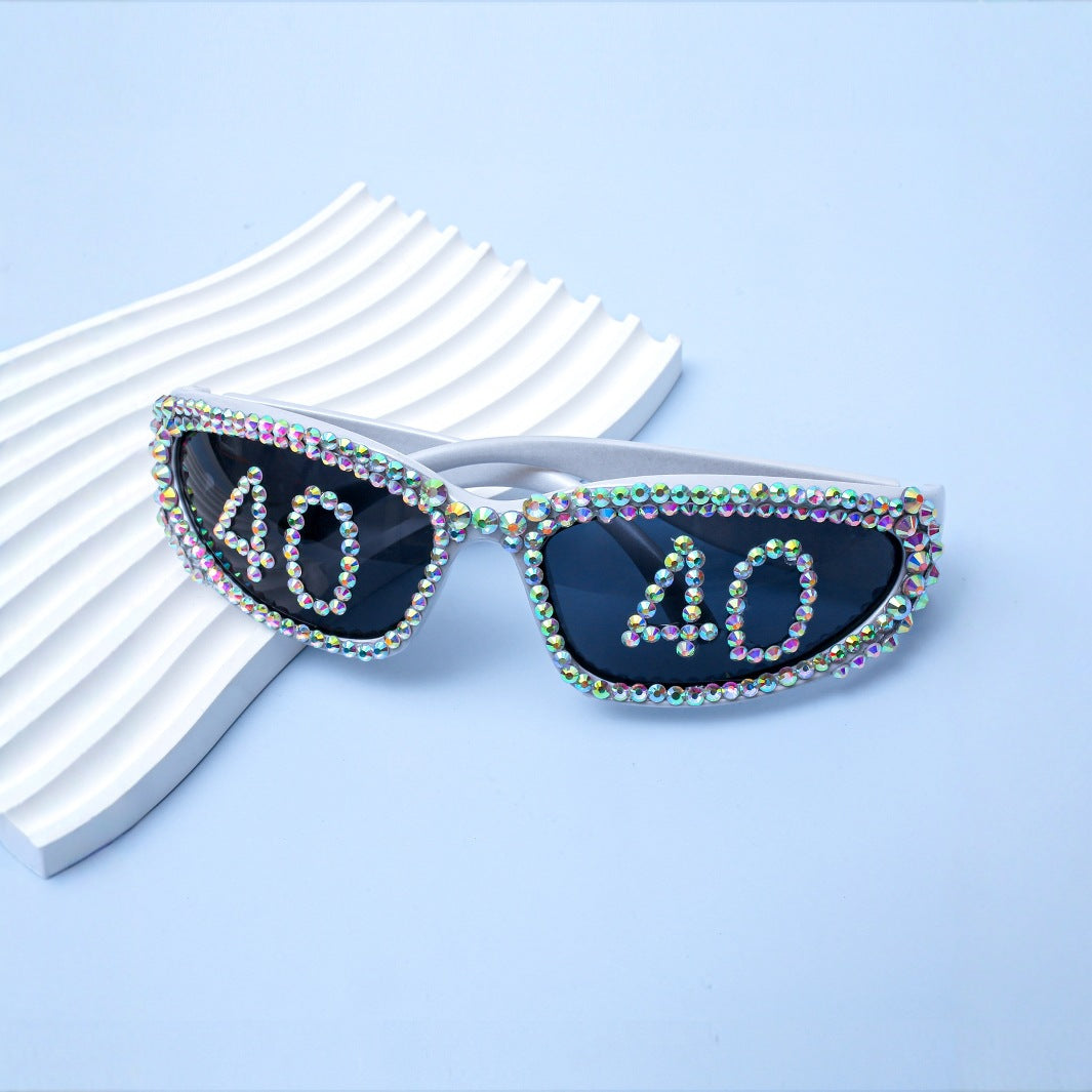 Statement Swarovski Crystal Embellished Sunglasses Stornfield