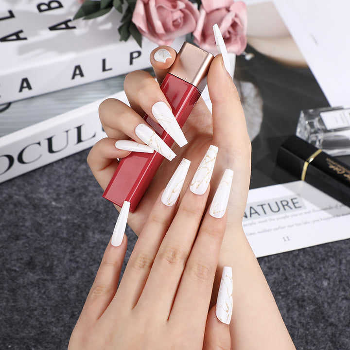 Artificial nails in elegant geometric design Stornfield