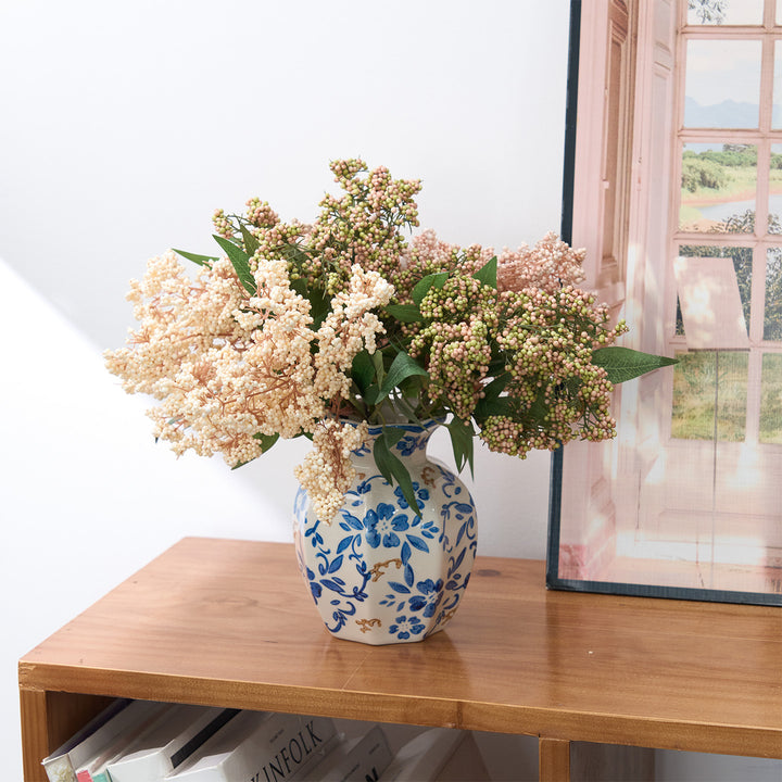 Lifelike Decorative Berry Floral Arrangement
