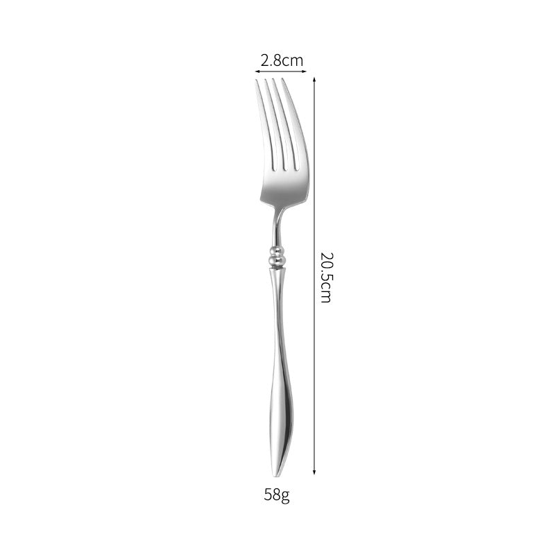 Elegant table knife with fine wave pattern Stornfield