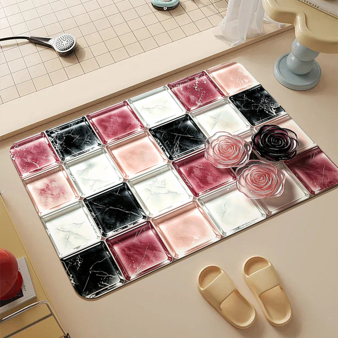 Decorative Anti-Slip Bathroom Mat