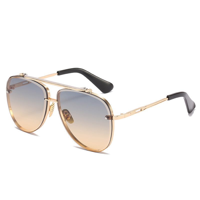 Women's Oversized Pilot Sunglasses with Adjustable Nose Pads and High-Quality Metal Frame Stornfield