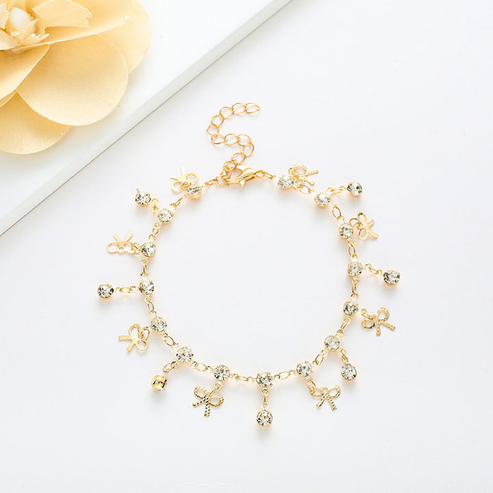 Crystal Bow Charm Bracelet Stornfield