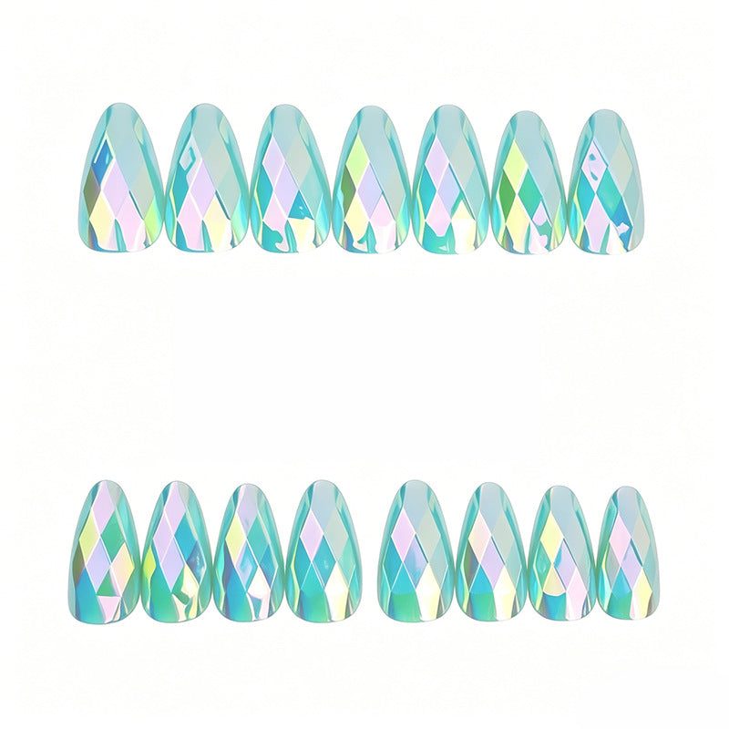 Elegant Geometric Design Nail Art Extensions Stornfield