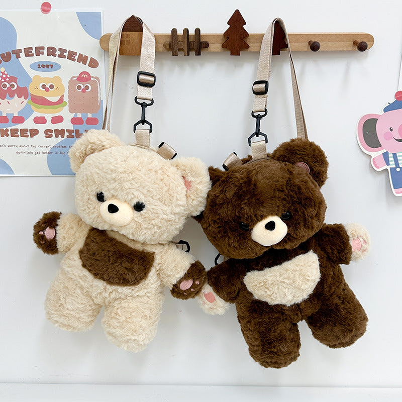 Plush backpack with cute teddy design Stornfield