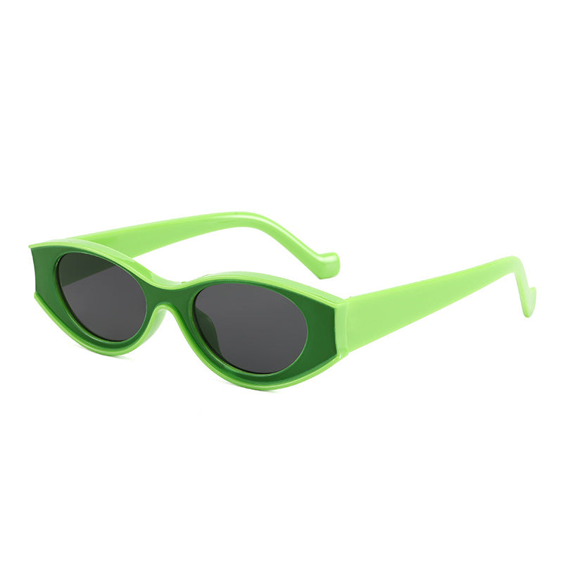 Women's Cat-Eye Sunglasses with Contrasting Frame Design Stornfield