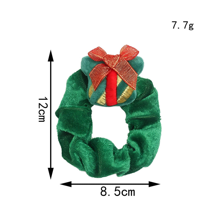 Christmas gift hair tie with bow