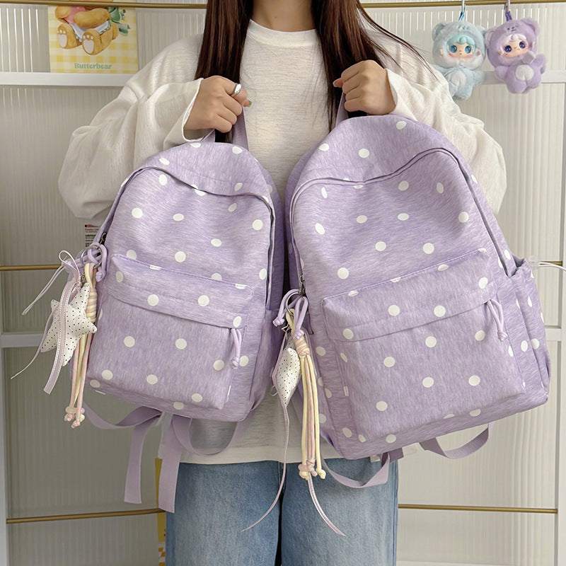 Polka Dot Patterned Backpack Stornfield 1791205640