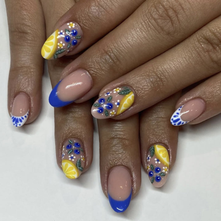Creative Nail Art with Floral Design Stornfield