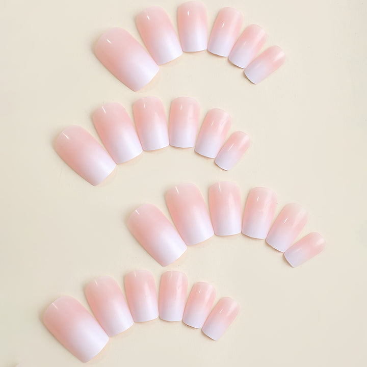 Acrylic nail set with glamorous transition effects Stornfield