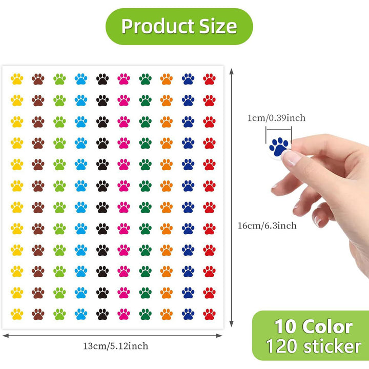 Paw Print Sticker Set Stornfield