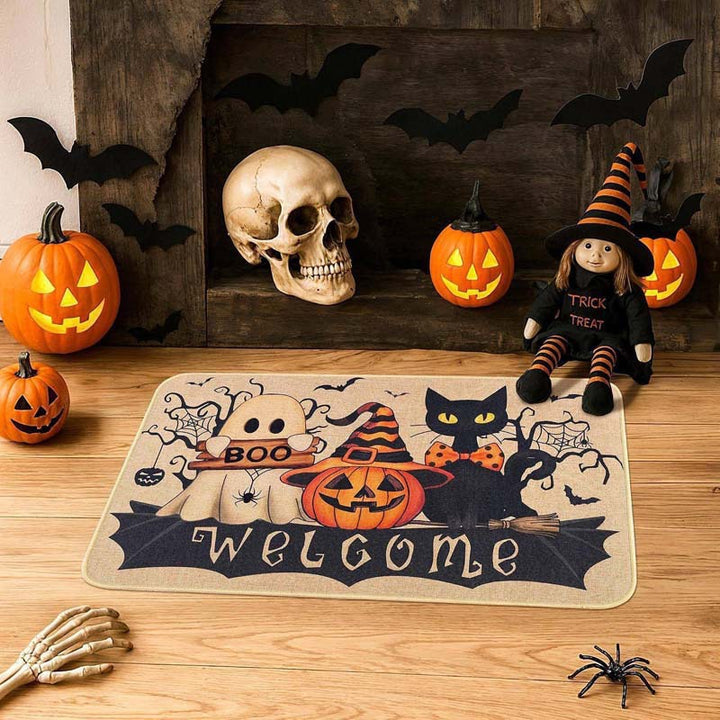 Halloween-Themed Welcome Mat