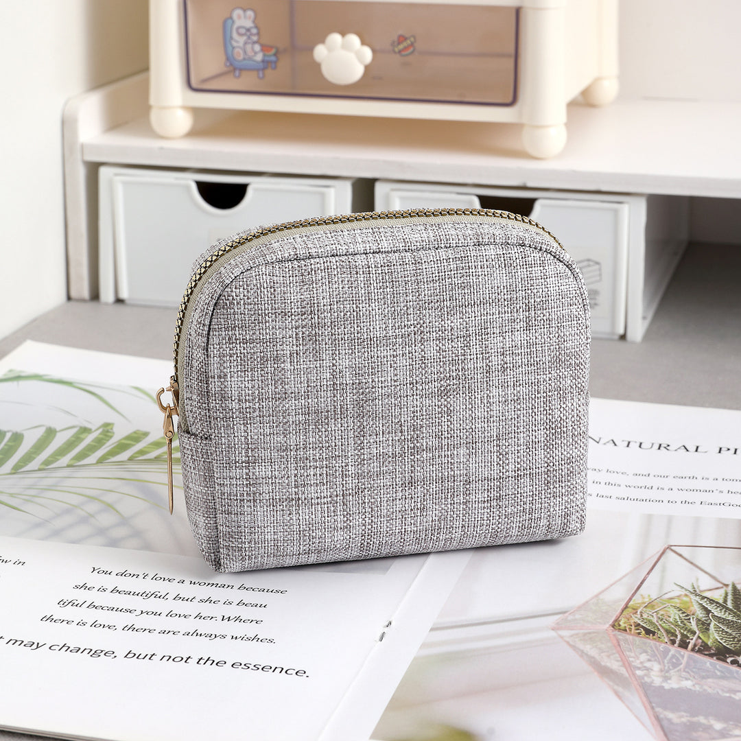 Compact Zippered Coin Purse