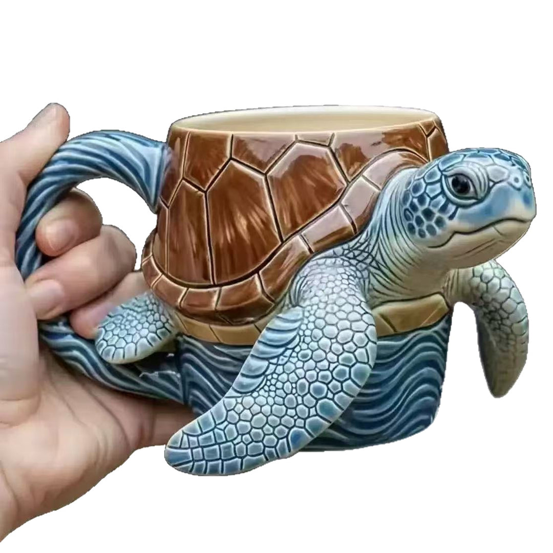 Coffee cup with turtle design Stornfield