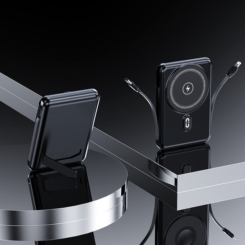 Portable power bank with integrated holder and fast charging function Stornfield