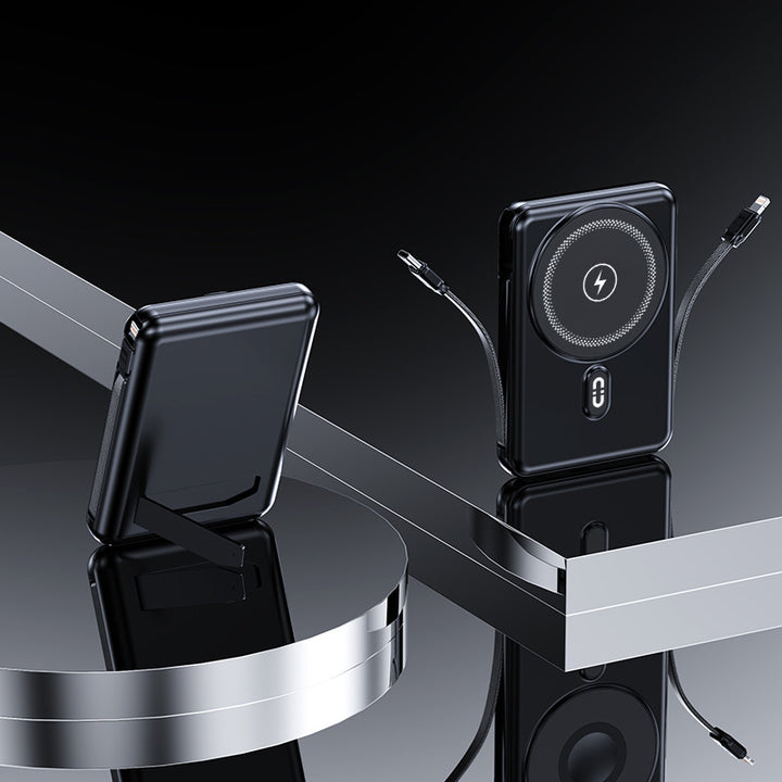 Portable power bank with integrated holder and fast charging function Stornfield