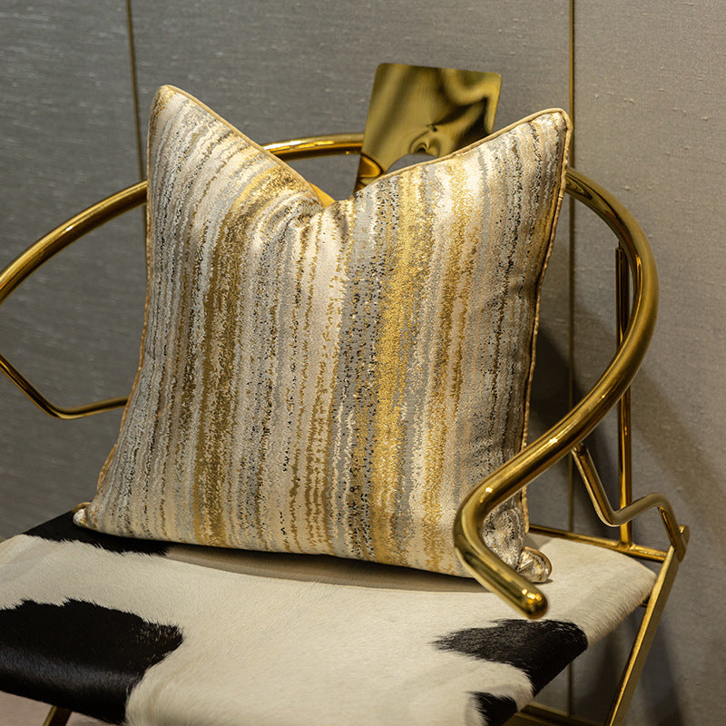 Luxurious Geometric Throw Pillow