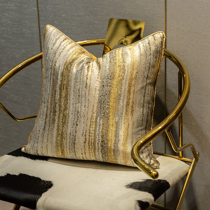 Luxurious Geometric Throw Pillow