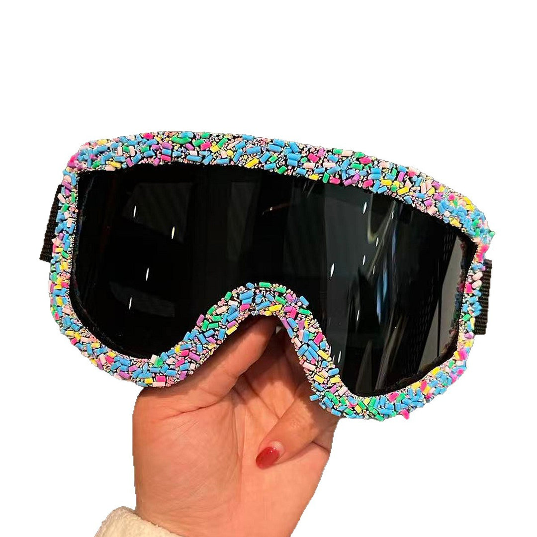 Women's stylish ski goggles with unique decor Stornfield