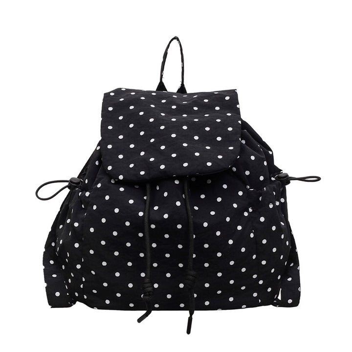 Casual Drawstring Polka Dot Backpack Stornfield