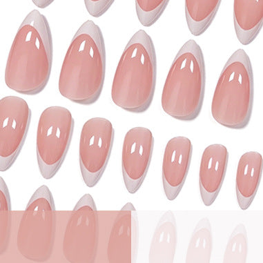 Elegant French Tip Nail Art Extensions Stornfield 1789915249