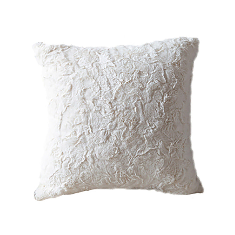 Cozy decorative cushion with textured surface