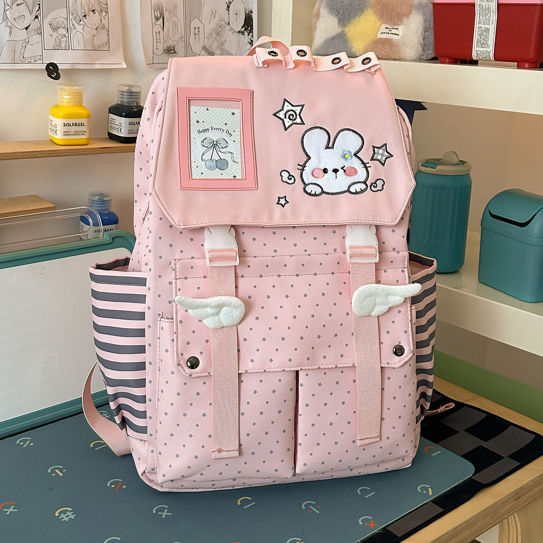 Cute Character Print Backpack Stornfield