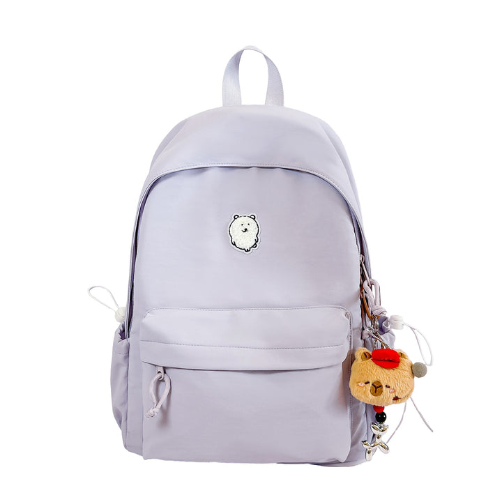 Casual Lightweight Backpack with Cute Character Charm Stornfield