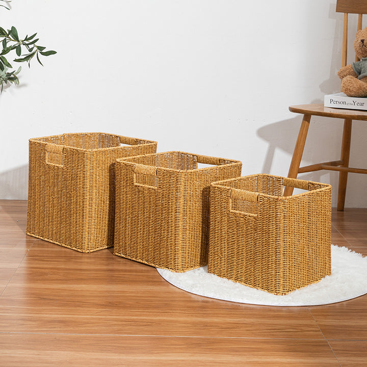 Rectangular Woven Storage Basket Stornfield