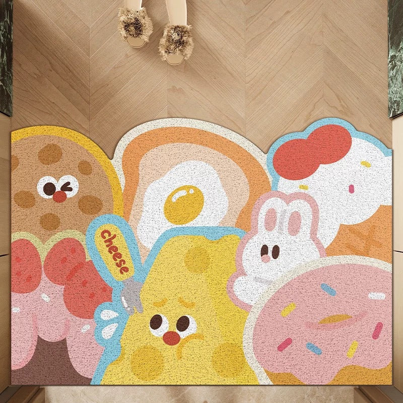 Whimsical Food-Themed Indoor Mat Stornfield