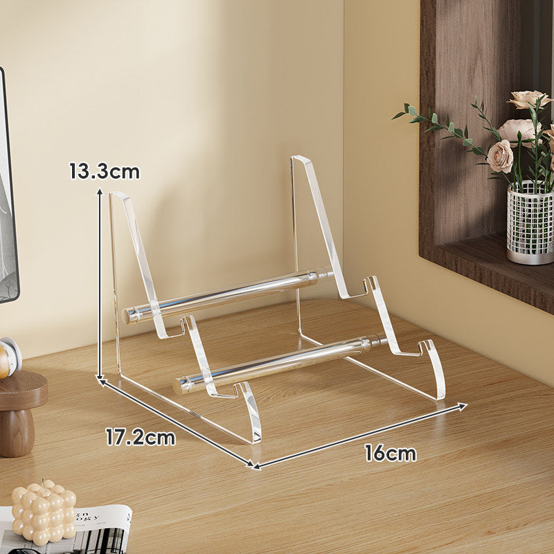 Clear Acrylic Bracelet and Watch Display Stand with Removable Metal Rod