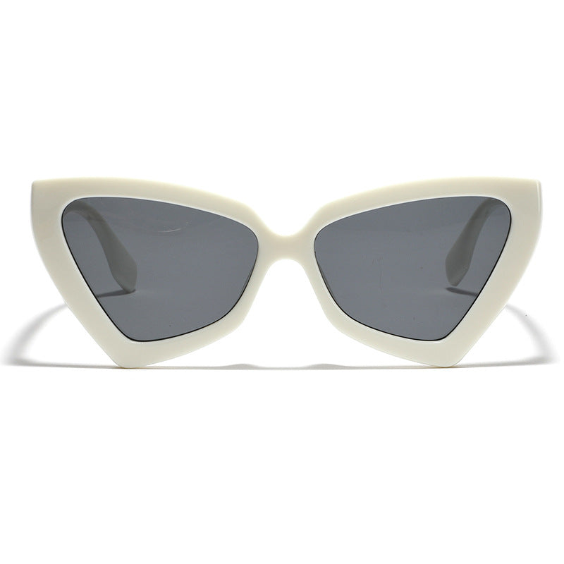 Women's Cat-Eye Sunglasses with Mirrored Lenses and Sturdy Frame Stornfield