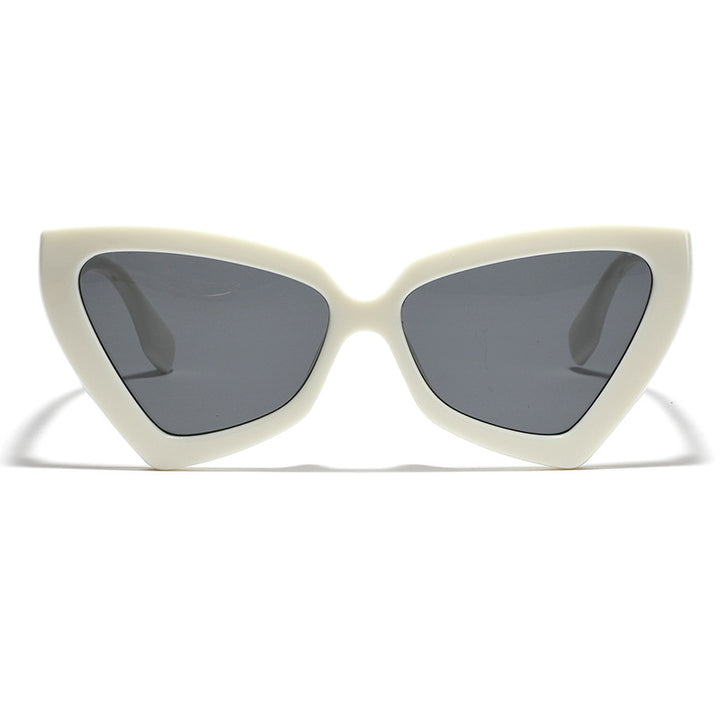 Women's Cat-Eye Sunglasses with Mirrored Lenses and Sturdy Frame Stornfield