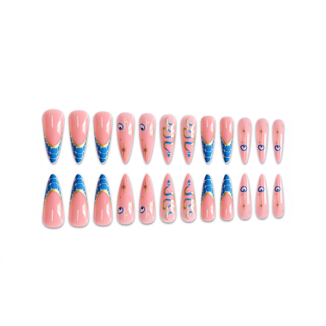 Artistic Stiletto Nail Art Stornfield 1787977694